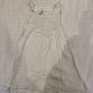 white Aeropostale boho float tank